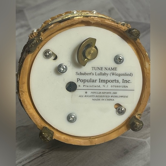 2000 Popular Imports Music Box Shoe & Purse Schubert’s Lullaby Floral - Picture 8 of 10